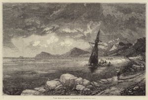 The Wind on Shore by Thomas Creswick
